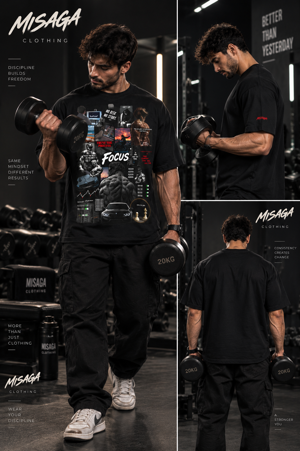 FOCUS — Discipline Creates Freedom T-Shirt