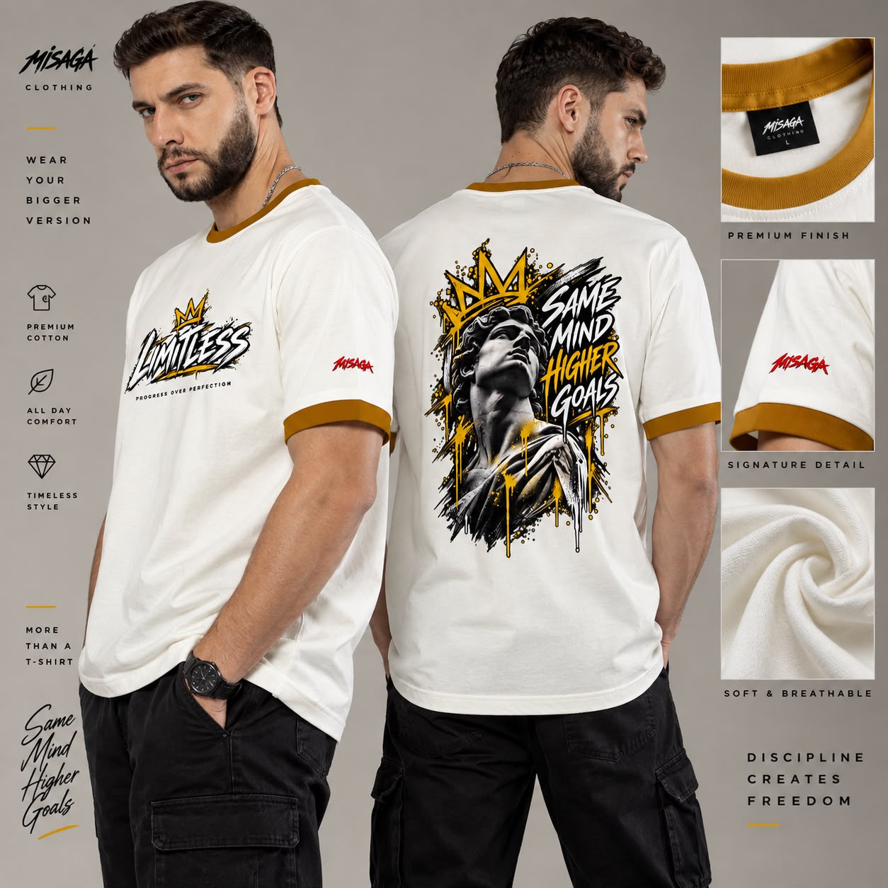 LIMITLESS Ringer T-Shirt