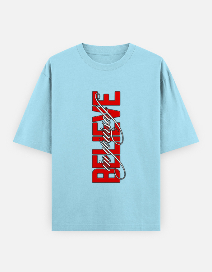 MISAGA Believe Yourself Oversized T-Shirt alternate view
