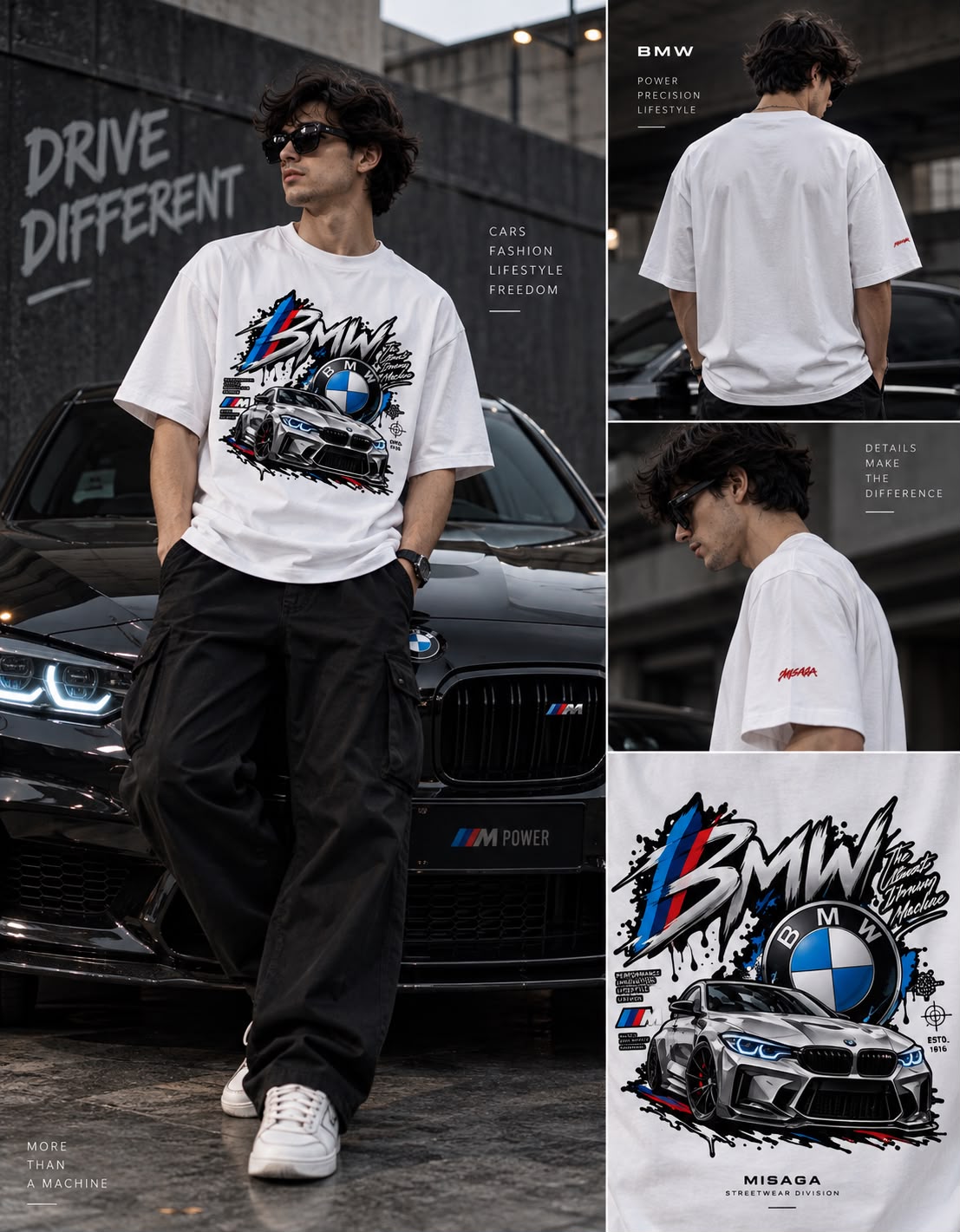 MISAGA BMW Motorsport Graphic T-Shirt