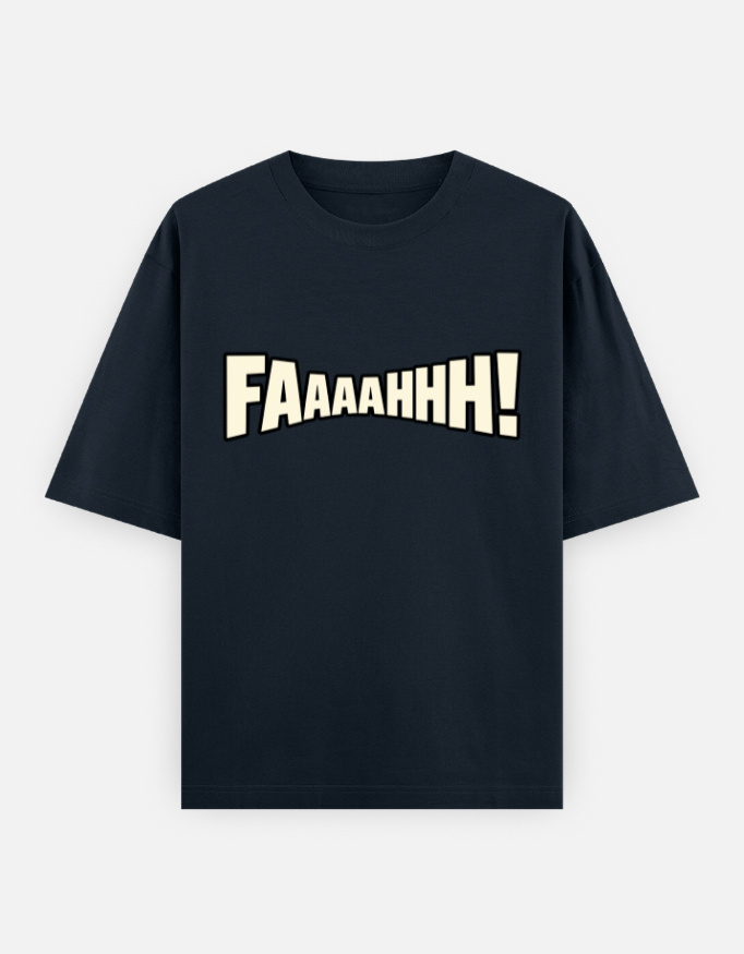 MISAGA FAAAHHH! Oversized T-Shirt alternate view