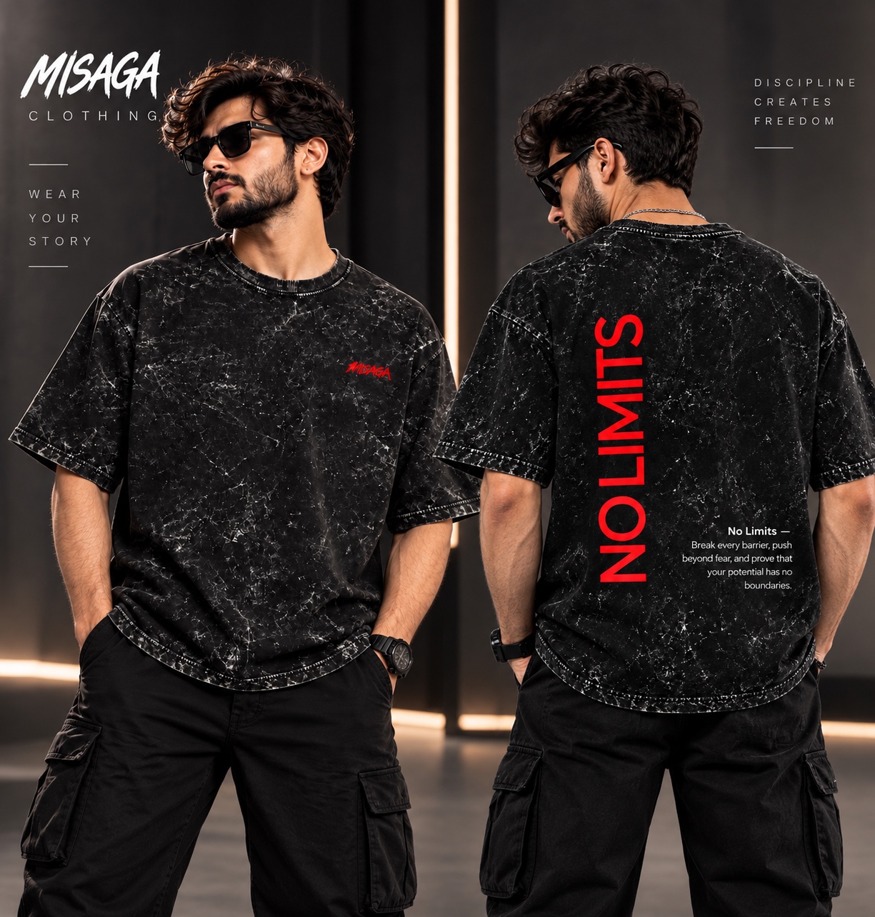 MISAGA No Limits Oversized T-Shirt