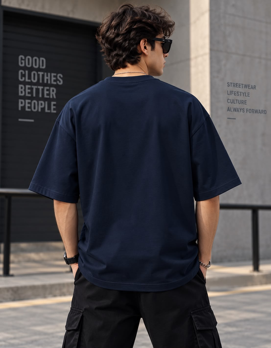 The RIMBERIO University Oversized T-Shirt alternate view